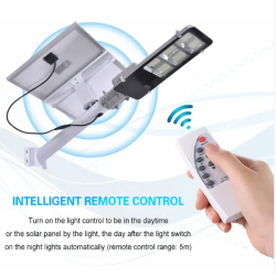 Lampa solara stradala LED 300W cu 4 casete