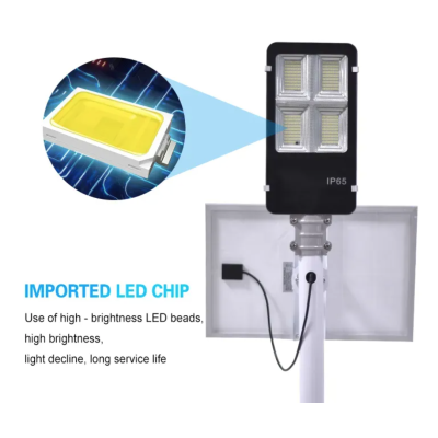 Lampa solara stradala LED 300W cu 4 casete