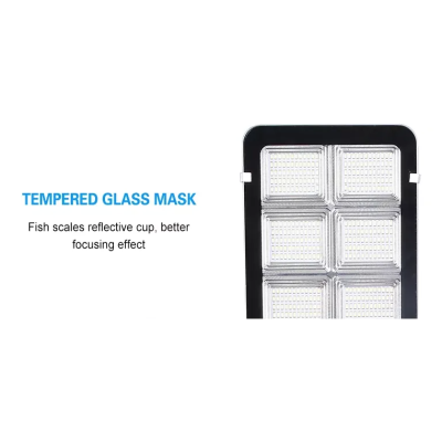 Lampa solara stradala LED 300W cu 4 casete