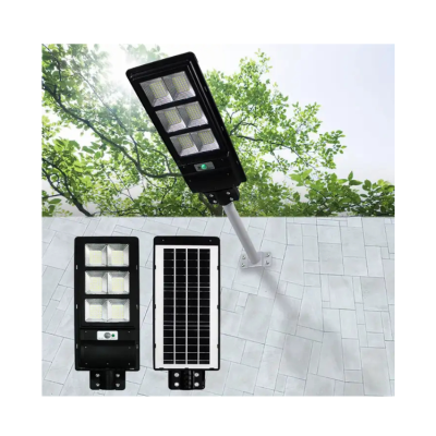 Lampa solara stradala LED 300W cu panou fotovoltaic cu 6 casete