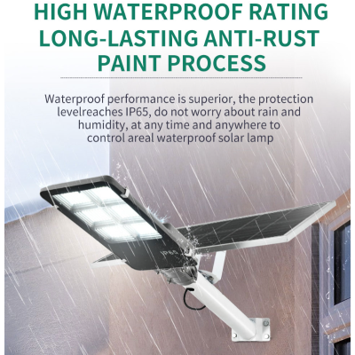 Lampa solara stradala LED 400W cu 6 casete