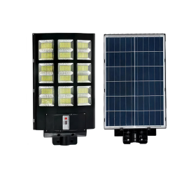 Lampa Solara Stradala TRIPLA cu Panou Solar Incorporat 9 CASETE