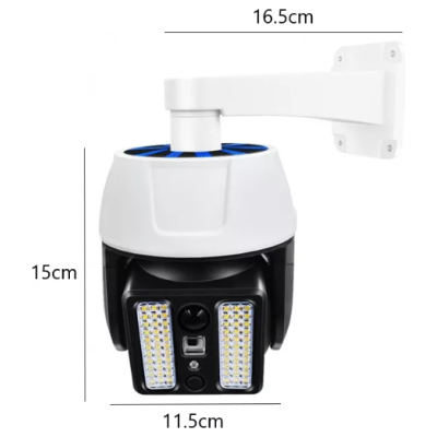 Lampa solara tip camera HW51182 66 SMD LED senzor telecomanda