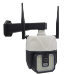 Lampa solara tip camera supraveghere falsa CCTV cu senzor si 2 antene