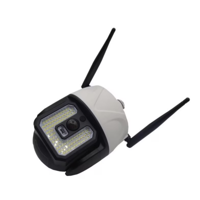 Lampa solara tip camera supraveghere falsa CCTV cu senzor si 2 antene