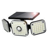 Lampa solara tripla LF-1789A de perete cu senzor miscare