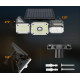 Lampa solara tripla LF-1789A de perete cu senzor miscare