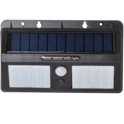 Lampa solara XF 6029 2 x 20 LED cu senzor de miscare si lumina