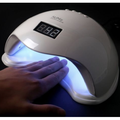 Lampa UV LED cu senzor timer Sun5- 48w Alb