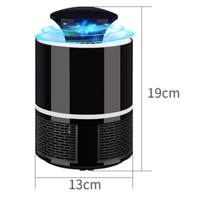 Lampa UV NOVA NV-818 Anti-Insecte cu capcana Vacuum alimentare USB Negru
