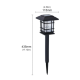 Lampa X17 solara decorativa pentru gradina XL