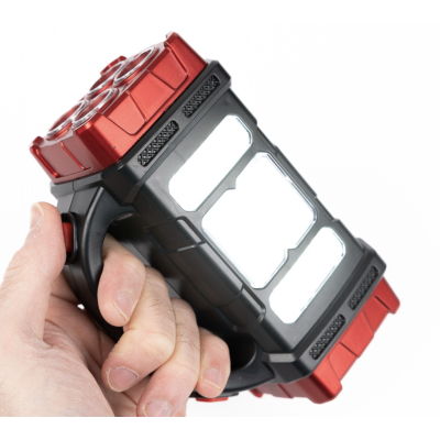 Lanterna cu incarcare solara LED HB 2678 de 25W COB lateral Power Bank slot USB