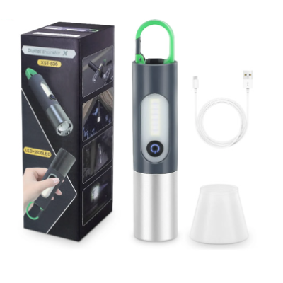 Lanterna de Camping 20cm cu Acumulator si Agatatoare Digital Thunder XST 836