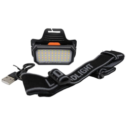 Lanterna de Cap 6 Moduri reincarcabila prin USB 50 LED Rectangulara