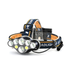 Lanterna de CAP 8 LED cu lumina alba si lumina rosie pentru presemnalizare