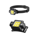 Lanterna de cap 9 LED COB/XPG KL533 5W 1000lm  USB magnet