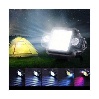 Lanterna de cap 9 LED COB/XPG KL533 5W 1000lm  USB magnet