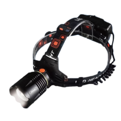 Lanterna de cap Andowl Q TD072 puternica cu LED neagra reincarcabila