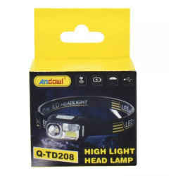 Lanterna de cap Andowl Q TD208 cu lumina alba si rosie