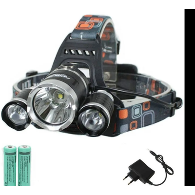 Lanterna de cap cu 3 LED reincarcabila R3000