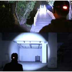 Lanterna de Cap cu 5 LED-uri si ZOOM 30W XL