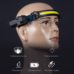 Lanterna de cap cu LED COB W678 