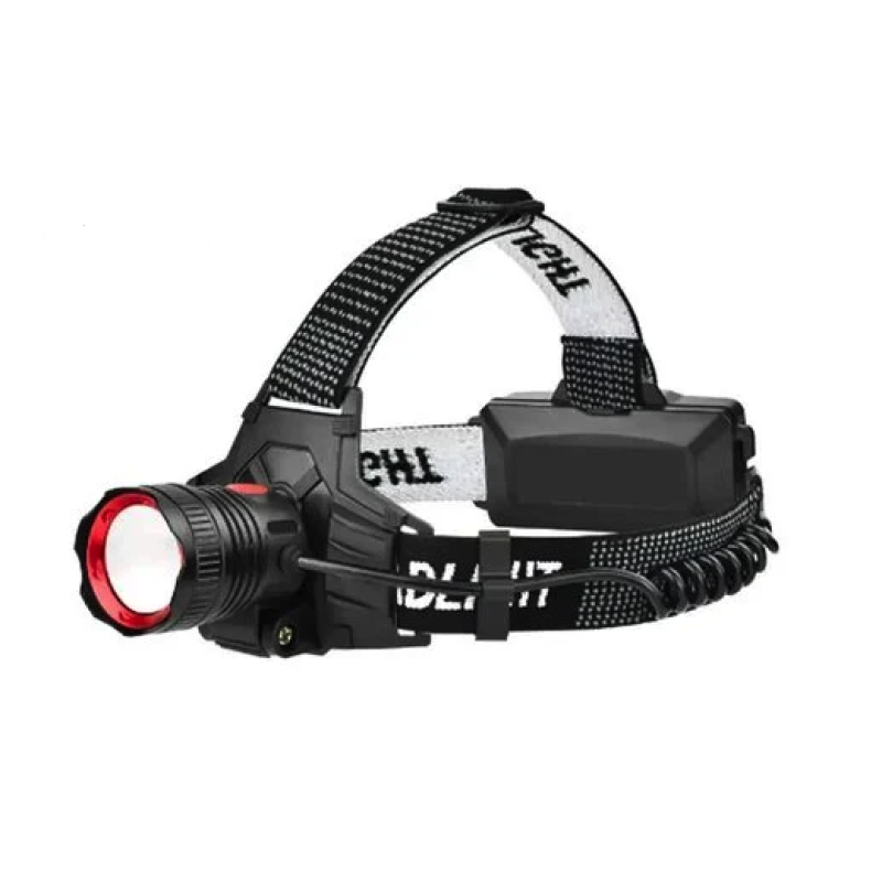 Lanterna de cap cu LED puternic BL 8102 TG cu incarcare tip C
