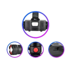 Lanterna de cap cu LED puternic BL 8102 TG cu incarcare tip C