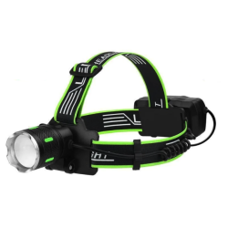 Lanterna de cap cu led si acumulator BL SXB A43 de 30W zoom pentru camping pescuit