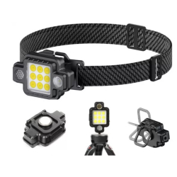 Lanterna de cap LED COB KL 533 5W 1000lm USB magnet