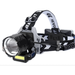 Lanterna de cap profesionala 30w cu led laser super luminoasa senzor de miscare BL V82 GT200