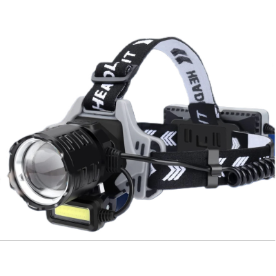 Lanterna de cap profesionala 30w cu led laser super luminoasa senzor de miscare BL V82 GT200