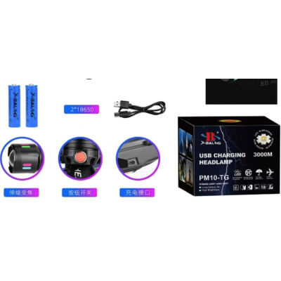 Lanterna de cap profesionala SY 8086 reincarcabila