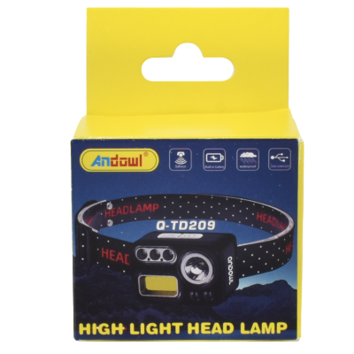Lanterna de cap Q TD209 alimentare USB