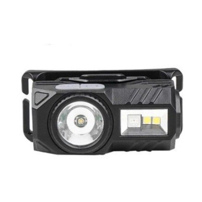 Lanterna de cap T131 cu senzor de miscare si clema pentru palarie USB XPE LED 400 lm