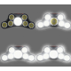 Lanterna de cap T26 cu 7 LED si 4 moduri iluminare USB