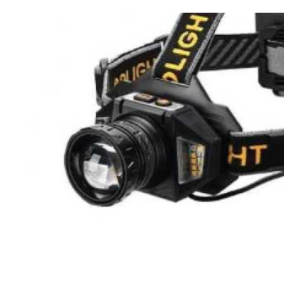 Lanterna de cap T503C cu 3 Acumulatori 18650 senzor miscare zoom lumina alba sau galbena Indicator Baterie