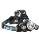 Lanterna de CAP TRIPLA 3 LED Cree-XML T6