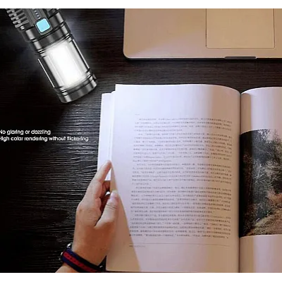 Lanterna de mana 1600 lm 4 LED-uri OSL+1 COB LED - F905