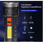 Lanterna de mana BL822 cu incarcare USB si indicator baterie