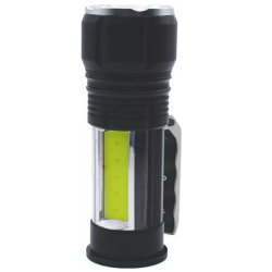 Lanterna de mana cu maner si LED T6, COB lateral