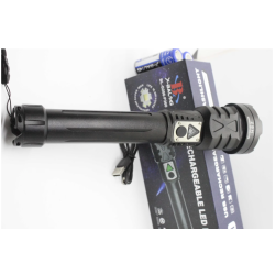 Lanterna de mana profesionala LED BL G206 P360 cu 5x zoom aluminiu