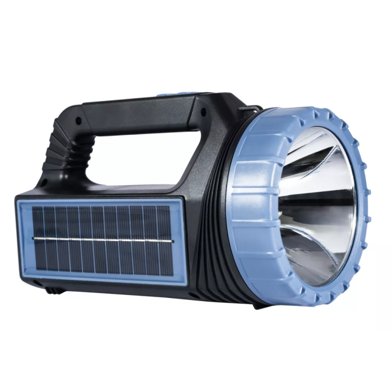 Lanterna de mana solara LED cu lumina laterala si frontala Q D691