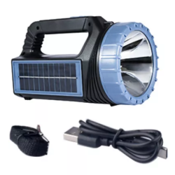 Lanterna de mana solara LED cu lumina laterala si frontala Q D691