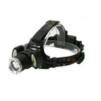 Lanterna Frontala LED+2COB 5W Zoom Acumulatori BLC 865T6