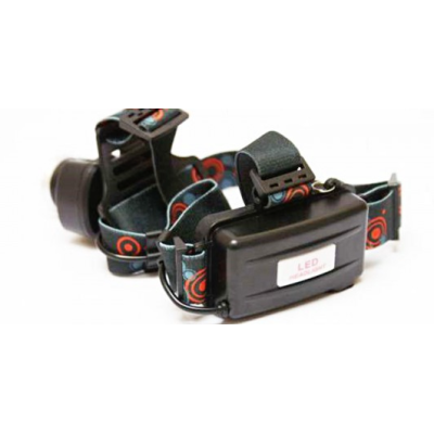 Lanterna Frontala LED+2COB 5W Zoom Acumulatori BLC 865T6