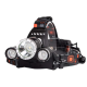 Lanterna frontala RJ 3000 Aluminiu Led 3 x CREE-XM-L T6 3000 Lumeni