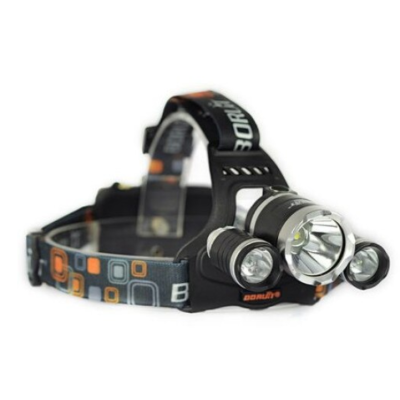 Lanterna frontala RJ 3000 Aluminiu Led 3 x CREE-XM-L T6 3000 Lumeni