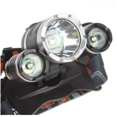 Lanterna frontala RJ 3000 Aluminiu Led 3 x CREE-XM-L T6 3000 Lumeni
