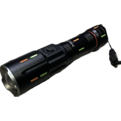 Lanterna LED CREE de mana cu baterie 26650 Zoom USB 17cm BL G72Y 8 TG